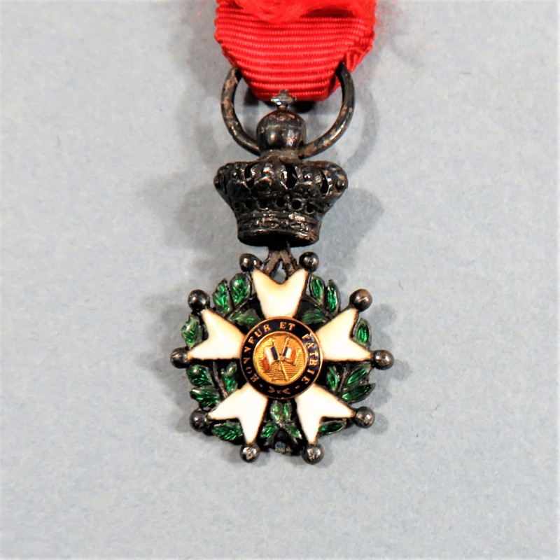 REDUCTION DE LA MEDAILLE DE CHEVALIER DE L'ORDRE DE LA LEGION D'HONNEUR LOUIS PHILIPPE MONARCHIE DE JUILLET 1830 1848 °