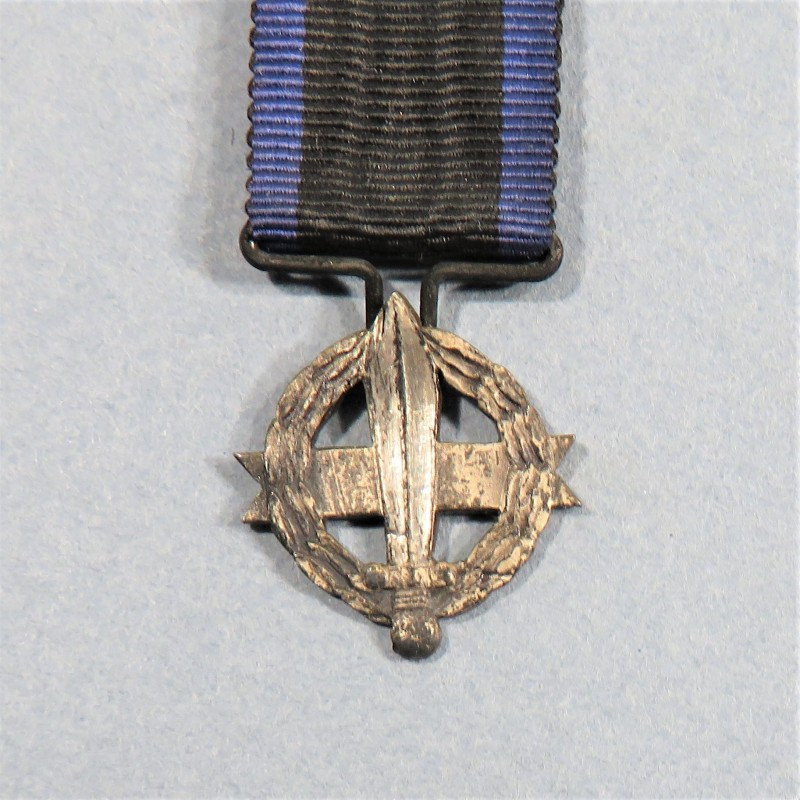 GRECE REDUCTION MEDAILLE DE LA CROIX DE GUERRE 1916 -1917 WORLD WAR MEDAL °