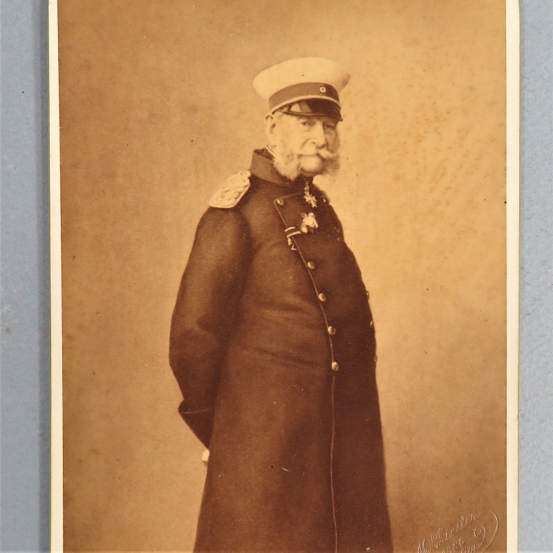 PHOTO CARTONNEE ALLEMANDE UNSER KAISER IM NEUNZIGSTEN LEBENSJAHRE EMPEREUR GUILLAUME II 1859 1941