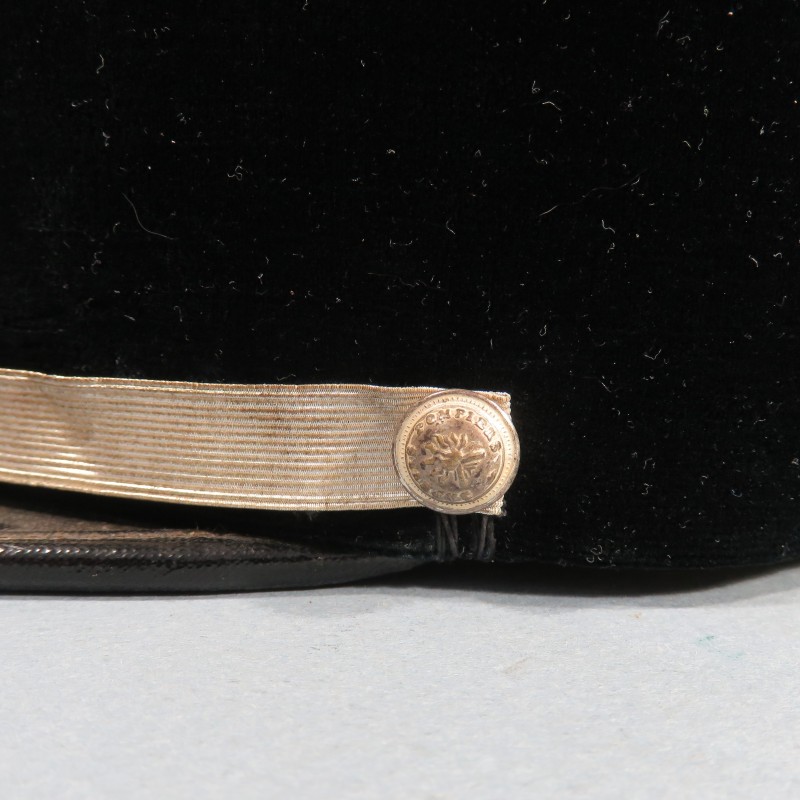 KEPI DE SOUS LIEUTENANT DES SAPEURS POMPIERS MODELE 1919 - 1931 TAILLE 59