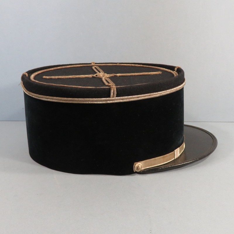 KEPI DE SOUS LIEUTENANT DES SAPEURS POMPIERS MODELE 1919 - 1931 TAILLE 59