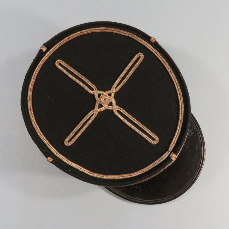 KEPI DE SOUS LIEUTENANT DES SAPEURS POMPIERS MODELE 1919 - 1931 TAILLE 59