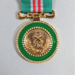 LIBYE KADHAFI MEDAILLE DE L'ANNIVERSSAIRE DE 40 ANS DE LA REVOLUTION 40 YEARS OF LIBERATION MEDAL LIBYA °