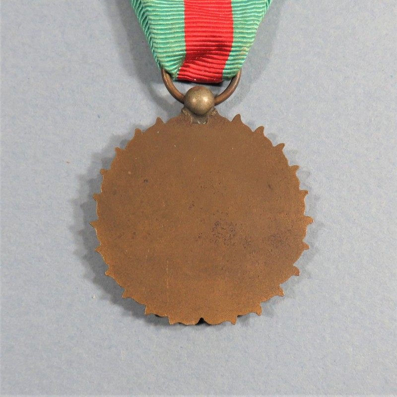 MAROC MEDAILLE DU ZELE ROI HASSAN II CLASSE BRONZE MEDAL OF ZEAL KING HASSAN II THIRD CLASS MOROCCO °