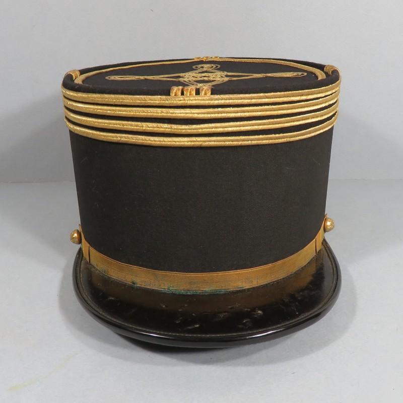 KEPI DE COMMANDANT DE L'ARTILLERIE SANS CHIFFRE ANNEES 1950 - 1960 TAILLE 57