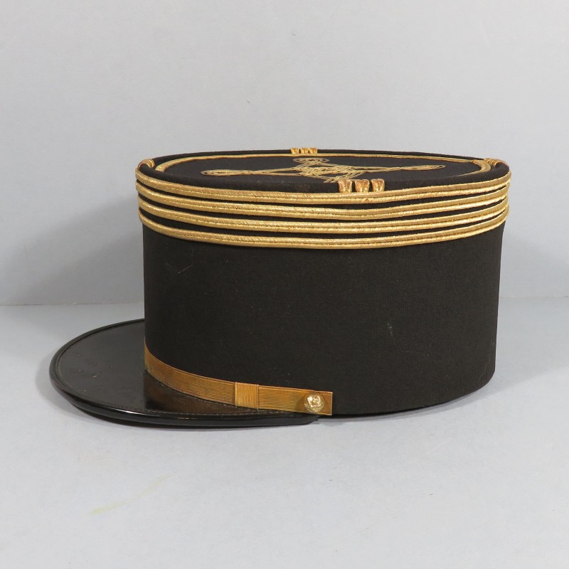 KEPI DE COMMANDANT DE L'ARTILLERIE SANS CHIFFRE ANNEES 1950 - 1960 TAILLE 57