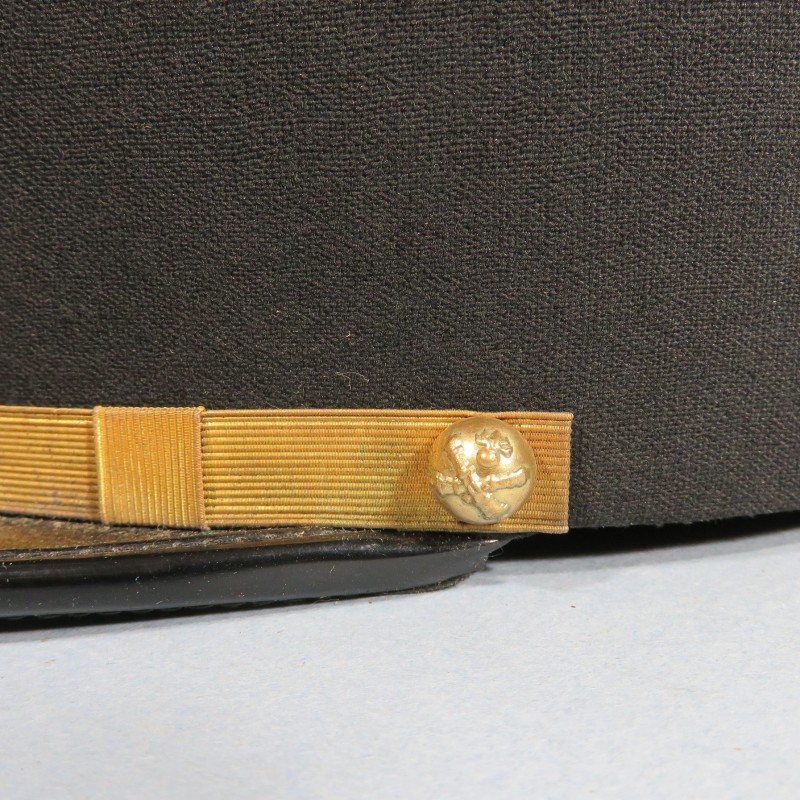 KEPI DE COMMANDANT DE L'ARTILLERIE SANS CHIFFRE ANNEES 1950 - 1960 TAILLE 57