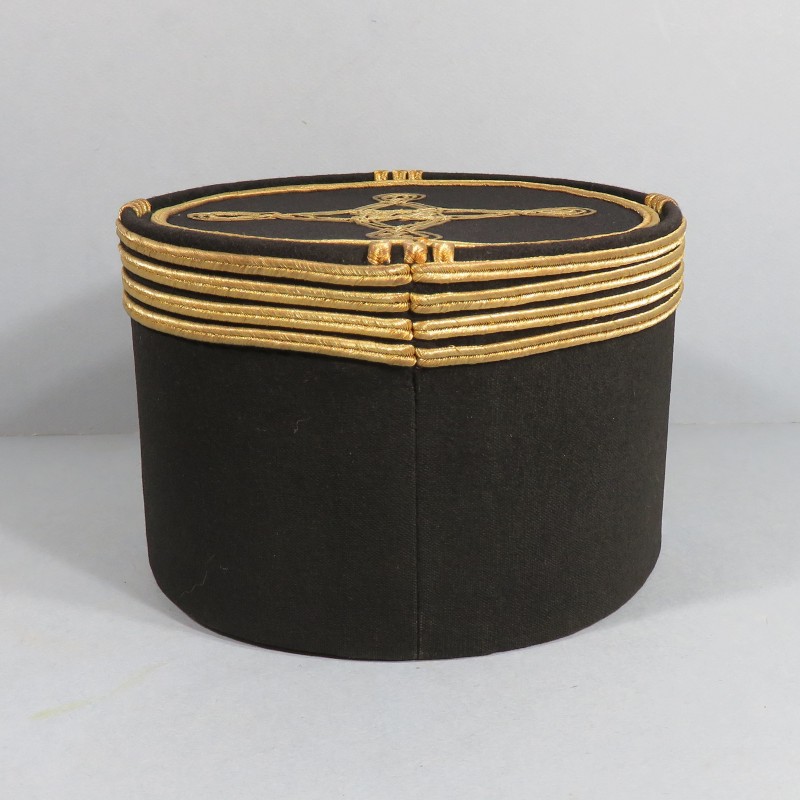 KEPI DE COMMANDANT DE L'ARTILLERIE SANS CHIFFRE ANNEES 1950 - 1960 TAILLE 57