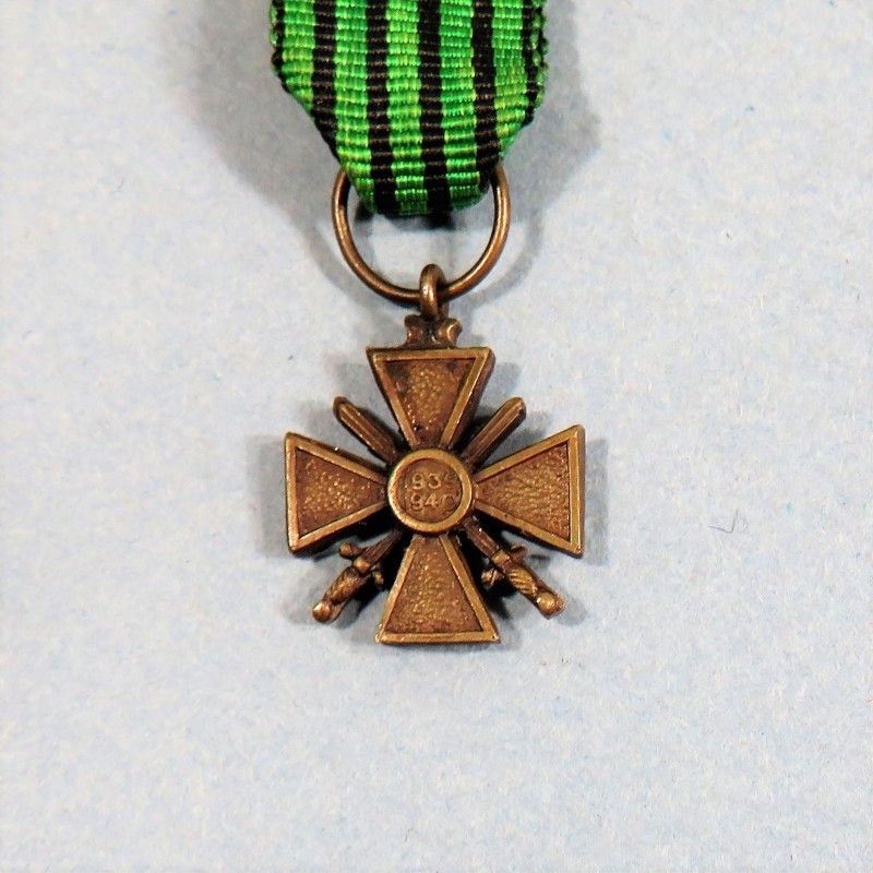 FRANCE REDUCTION DE LA MEDAILLE CROIX DE GUERRE OU CROIX DE VICHY ANCIENS COMBATTANTS CAMPAGNE 1939 1940