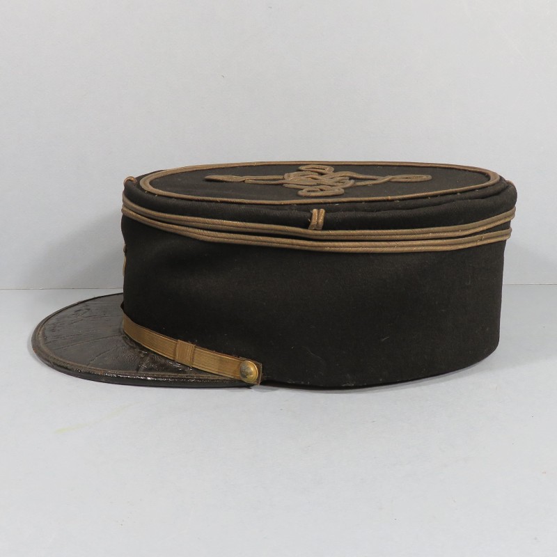 KEPI POLO DE LIEUTENANT DU 15 ème REGIMENT DU GENIE OU REGIMENT DE SAPEURS DU CHEMIN DE FER CREE EN 1923