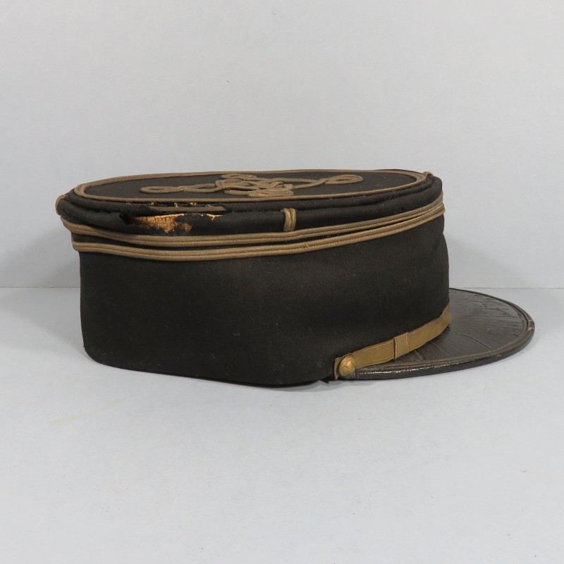 KEPI POLO DE LIEUTENANT DU 15 ème REGIMENT DU GENIE OU REGIMENT DE SAPEURS DU CHEMIN DE FER CREE EN 1923