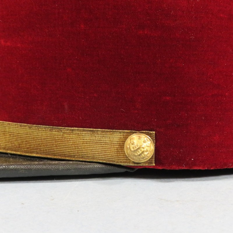 KEPI DE SOUS-LIEUTENANT DU SERVICE DE SANTE DES ARMEES MEDECIN INFIRMIER MILITAIRE MODELE 1919 - 1931 TAILLE 57