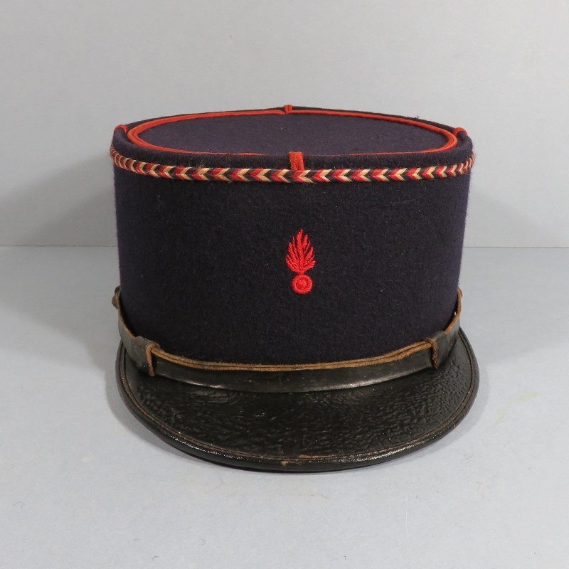 KEPI DE SAPEURS-POMPIERS MUSICIEN MODELE 1919 - 1931 TAILLE 59 FABRICATION FONTANEL A LYON