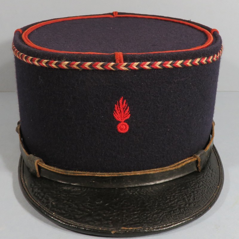 KEPI DE SAPEURS-POMPIERS MUSICIEN MODELE 1919 - 1931 TAILLE 59 FABRICATION FONTANEL A LYON