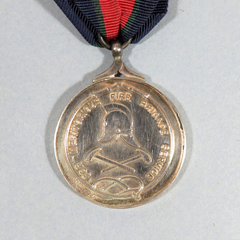 NIGERIA MEDAILLE DES SAPEURS POMPIERS POUR SERVICE MERITANT FIRE SERVICE MERITORIOUS MEDAL °