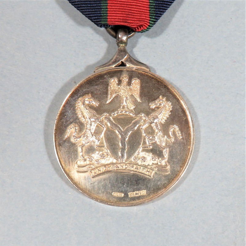 NIGERIA MEDAILLE DES SAPEURS POMPIERS POUR SERVICE MERITANT FIRE SERVICE MERITORIOUS MEDAL °