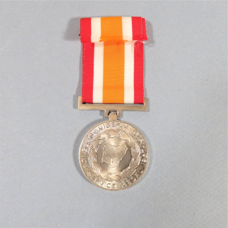 NIGERIA MEDAILLE DE LA DEFENSE NATIONAL CRISE DU BIAFRA 1967-1970 ARMED FORCES OF NIGERIA DEFENCE SERVICE MEDAL °