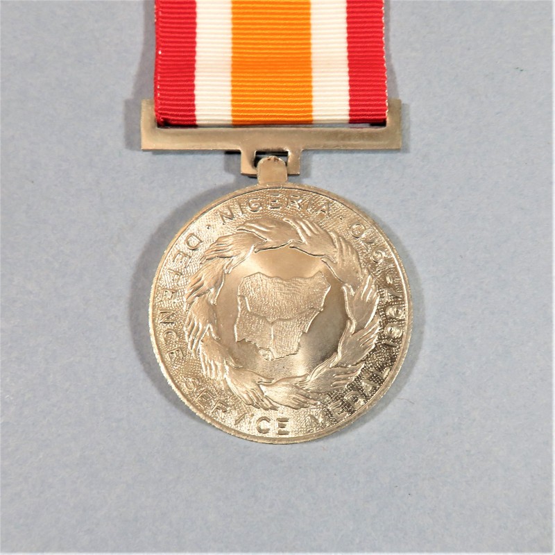 NIGERIA MEDAILLE DE LA DEFENSE NATIONAL CRISE DU BIAFRA 1967-1970 ARMED FORCES OF NIGERIA DEFENCE SERVICE MEDAL °