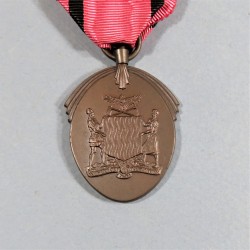 ZAMBIE MEDAILLE POUR LONG SERVICE ET BONNE CONDUITE POLICE FORCE LSGC ZAMBIA MEDAL °