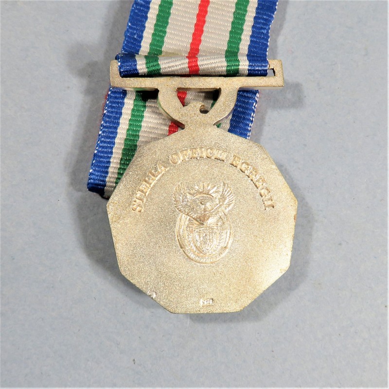 AFRIQUE DU SUD MEDAILLE OU ETOILE D'ARGENT POUR SERVICE EXCEPTIONNEL DANS LA POLICE SILVER OUTSTANDING MEDAL SOUTH AFRICA °