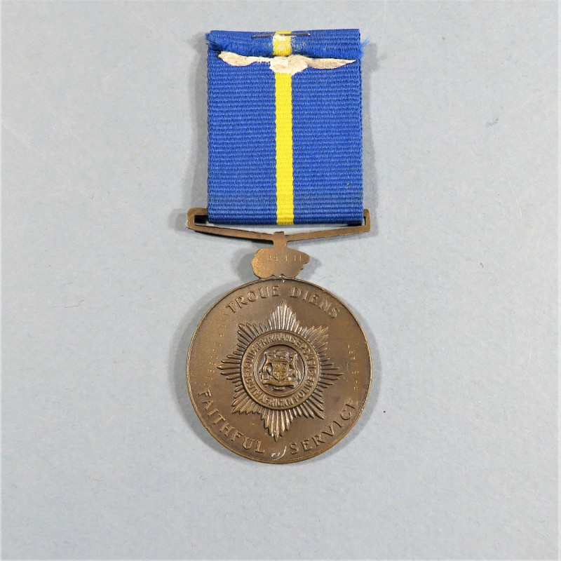 AFRIQUE DU SUD MEDAILLE DE SERVICE DANS LA POLICE FAITHFULL SOUTH AFRICA MEDAL