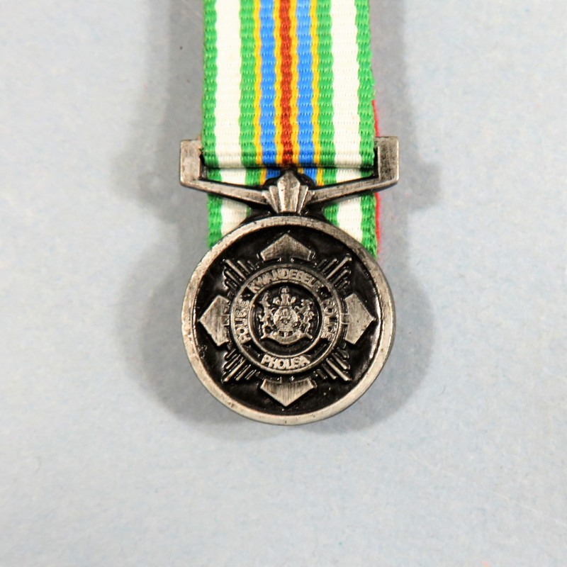 AFRIQUE DU SUD KWANDEBELE MEDAILLE DE LA POLICE SOUTH AFRICA POLICE ESTABLISHMENT MEDAL AVEC SA REDUCTION °