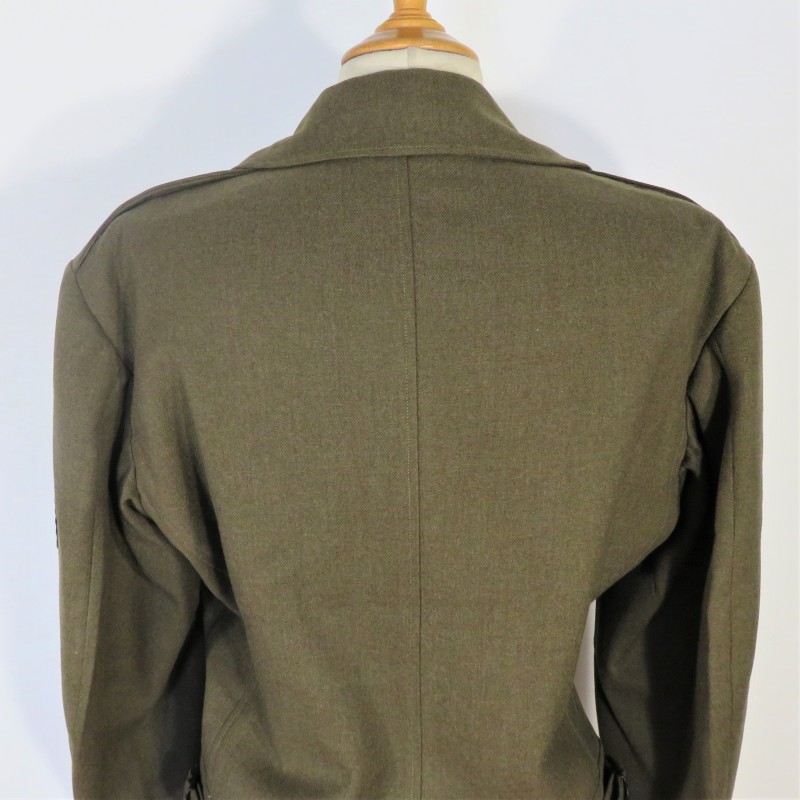 BLOUSON VESTE US MODELE 1944 MONTE AVEC PATCH AVIATION STAFF SERGENT TAILLE 36 R ET MATRICULE