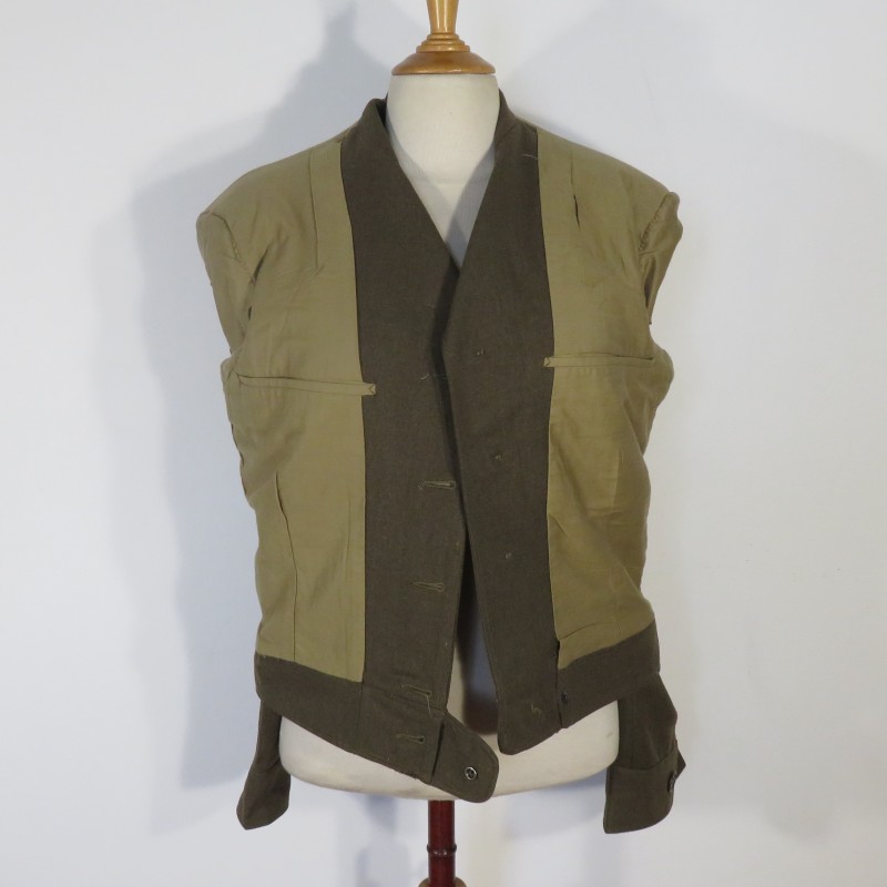 BLOUSON VESTE US MODELE 1944 MONTE AVEC PATCH AVIATION STAFF SERGENT TAILLE 36 R ET MATRICULE