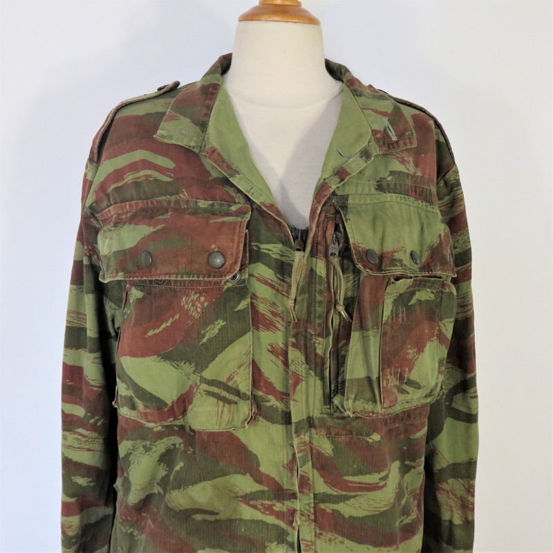 VESTE DE SAUT CAMOUFLEE DE PARACHUTISTE TAP MODELE 47/56 TROUPES AEROPORTEES LEGION ETRANGERE