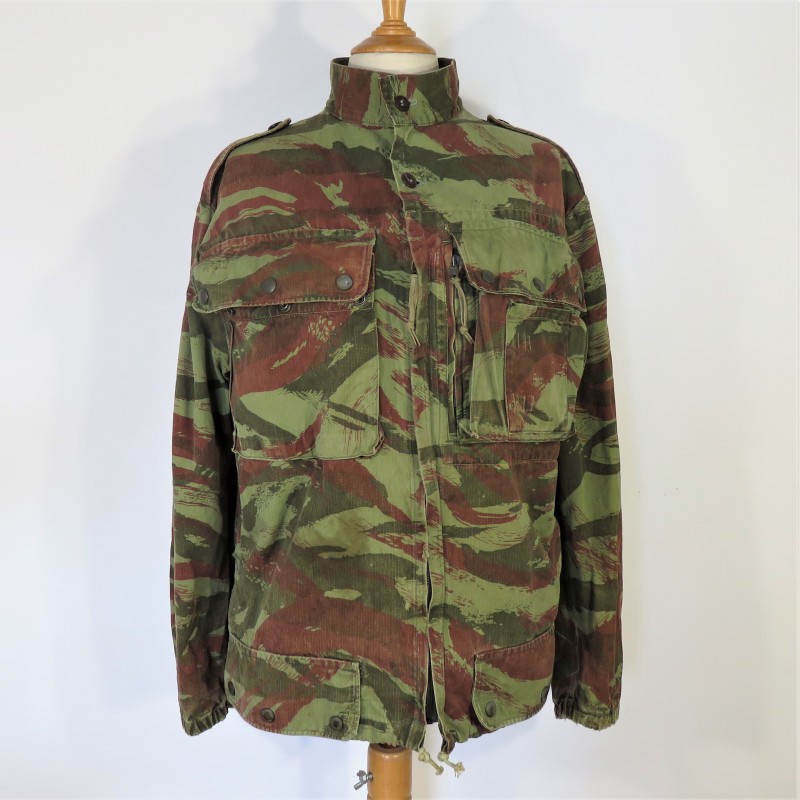 VESTE DE SAUT CAMOUFLEE DE PARACHUTISTE TAP MODELE 47/56 TROUPES AEROPORTEES LEGION ETRANGERE