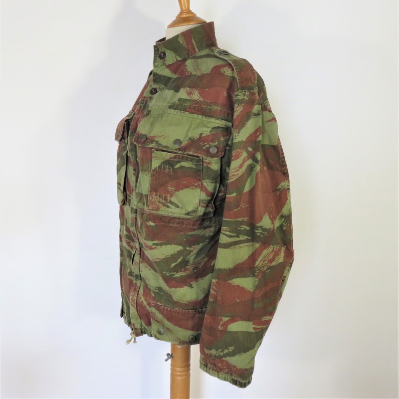 VESTE DE SAUT CAMOUFLEE DE PARACHUTISTE TAP MODELE 47/56 TROUPES AEROPORTEES LEGION ETRANGERE