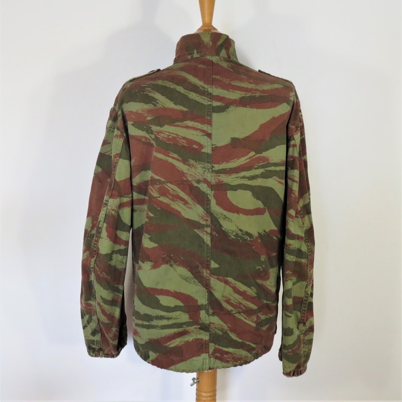 VESTE DE SAUT CAMOUFLEE DE PARACHUTISTE TAP MODELE 47/56 TROUPES AEROPORTEES LEGION ETRANGERE