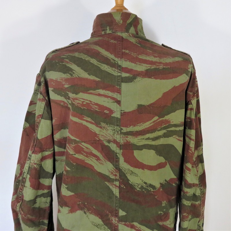 VESTE DE SAUT CAMOUFLEE DE PARACHUTISTE TAP MODELE 47/56 TROUPES AEROPORTEES LEGION ETRANGERE