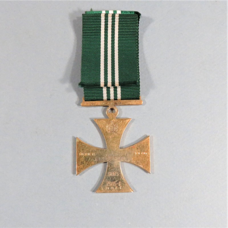 AFRIQUE DU SUD MEDAILLE CROIX DU MERITE DES PRISONS MERIT PRISON FORCE CROSS SILVER MEDAL ATTRIBUEE °