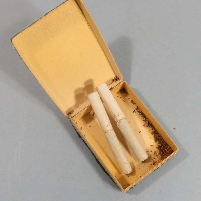 PAQUET VIDE DE 10 CIGARETTES ALLEMANDES DE LA MARQUE GULDENRING MUNDSTUCK SECONDE GUERRE WEHRMACHT