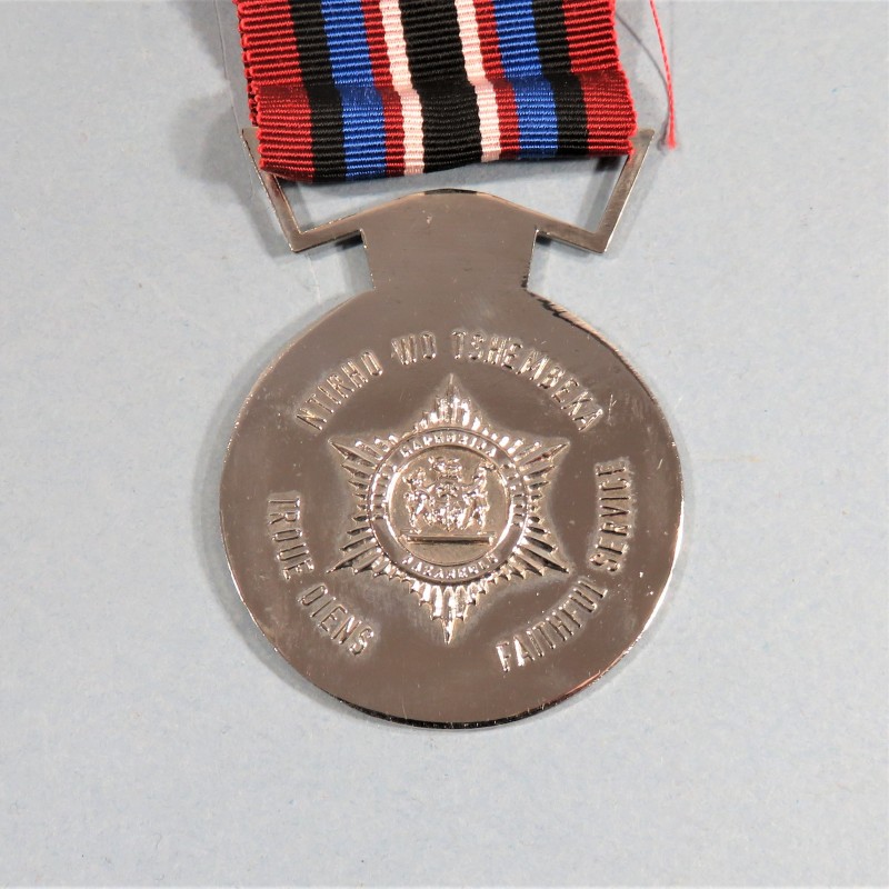 AFRIQUE DU SUD GAZANKULU MEDAILLE DE LA POLICE 20 ANS DE SERVICE SOUTH AFRICA POLICE FAITHFULL SERVICE 20 YEARS MEDAL °