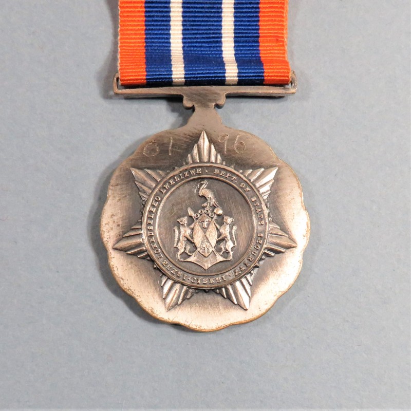 AFRIQUE DU SUD CISKEI MEDAILLE DE LA SECURITE DE L'ETAT SOUTH AFRICA STATE SECURITY SERVICE MEDAL NUMEROTEE °