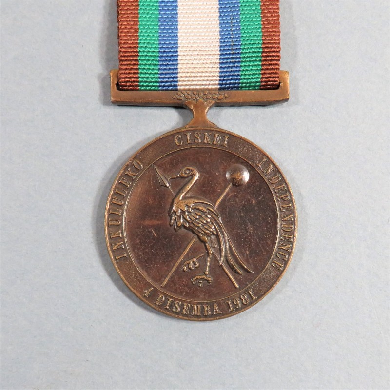 AFRIQUE DU SUD CISKEI MEDAILLE DE L'INDEPANDENCE DESCEMBRE 1981 SOUTH AFRICA INDEPENDENCE MEDAL °