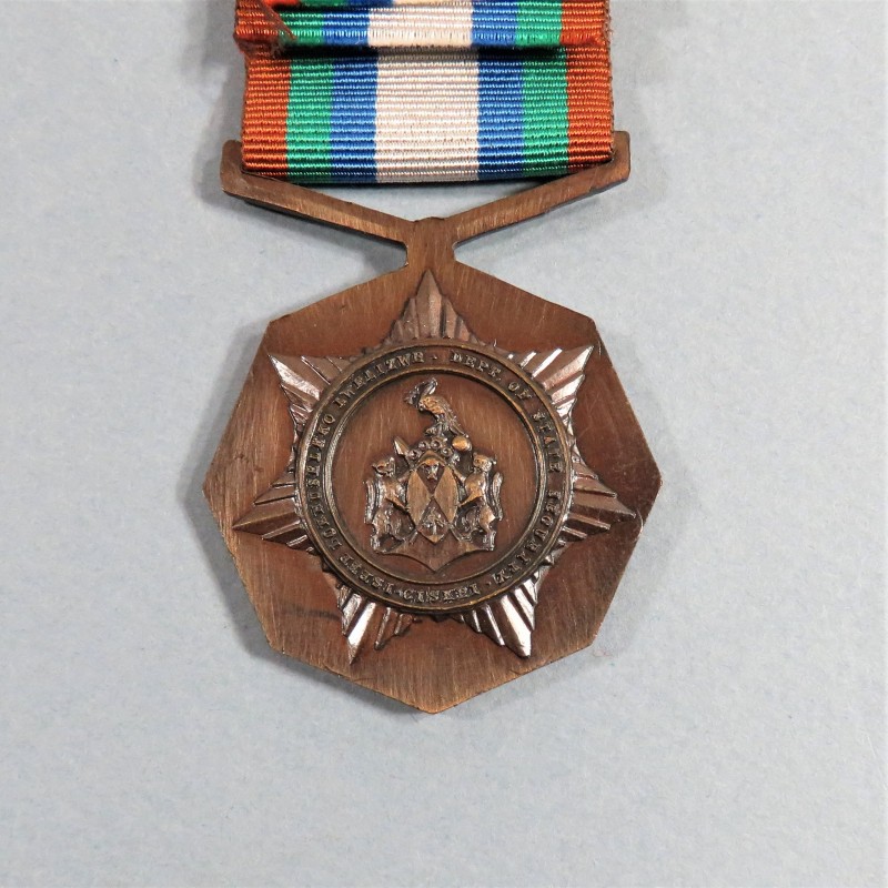 AFRIQUE DU SUD CISKEI MEDAILLE DE LA POLICE SECURITE DE L'ETAT 10 ANS SOUTH AFRICA DEPARTEMENT OF STATE SECURITY SERVICE MEDAL °