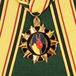 AFRIQUE DU SUD GAZANKULU MEDAILLE DE COMMANDEUR DE LA POLICE SOUTH AFRICA POLICE STAR FOR DISTINGUISED SERVICE MEDAL °