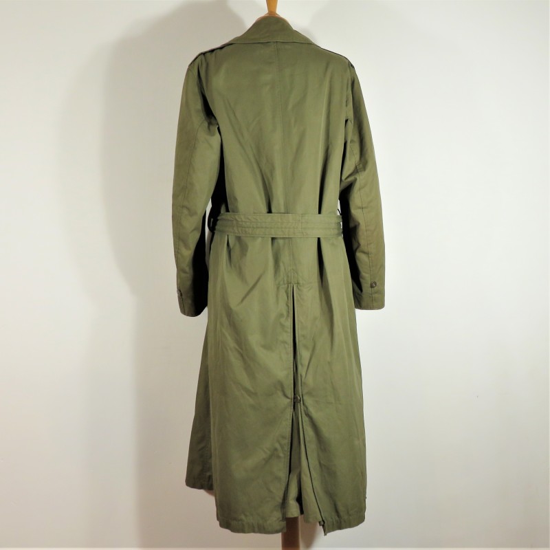 MANTEAU OU OVERCOAT FIELD OFFICIERS US MODELE 1942 AVEC SA DOUBLURE ETIQUETTE DATEE 1944 TAILLE US 34L