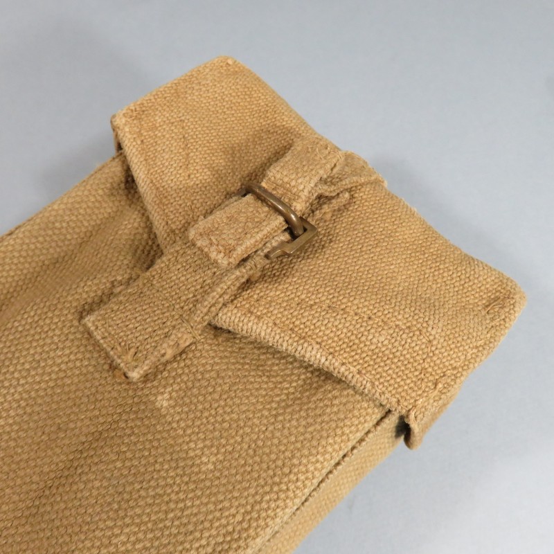 POUCH PORTE CHARGEURS CARTOUCHIERE ANGLAIS MODELE 1937 1944 POUR TRANSPORT DE MUNITIONS STEN FM BREN GRENADES MILLS