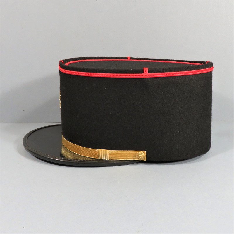 KEPI DE SOUS-OFFICIER INFANTERIE ET ARTILLERIE COLONIALE TROUPES DE MARINES ANCRE ANNEES 1960 -1970 TAILLE 55