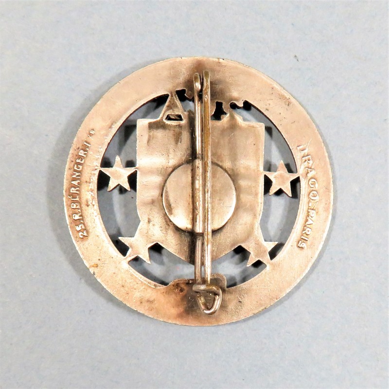 INSIGNE MILITAIRE DU 2 ème CORPS D'ARMEE LIBERATION RHONE RHIN NECKAR FABRICATION DRAGO BERANGER