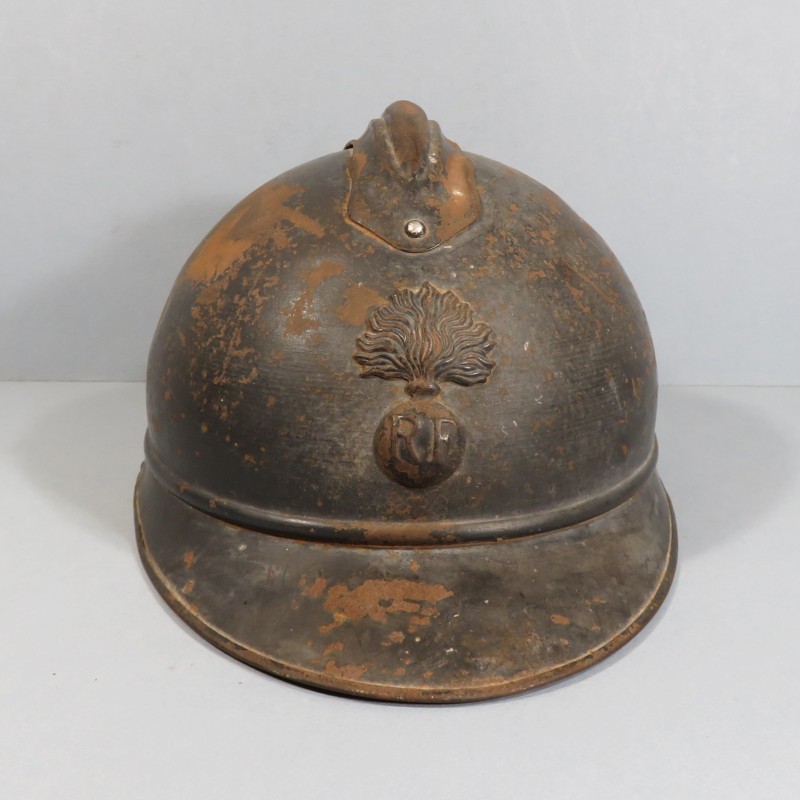 CASQUE ADRIAN MODELE 1915 INFANTERIE CAVALERIE LEGION POILUS DE LA GUERRE 1914 1918 FABRICANT LE JOUET PARIS