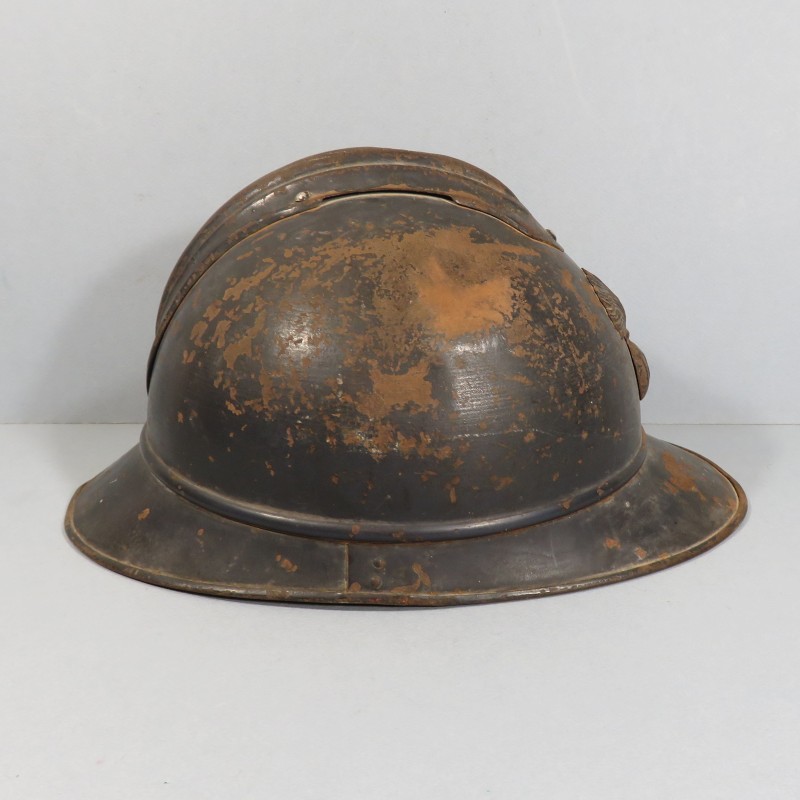 CASQUE ADRIAN MODELE 1915 INFANTERIE CAVALERIE LEGION POILUS DE LA GUERRE 1914 1918 FABRICANT LE JOUET PARIS