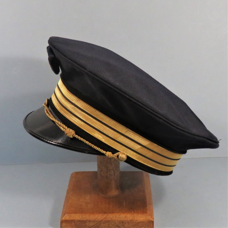 CASQUETTE ARMEE DE L'AIR CAPITAINE D'AVIATION ANNEES 1960 1970 TAILLE 56 MAITRE TAILLEUR BASE AERIENNE 117 A PARIS BA