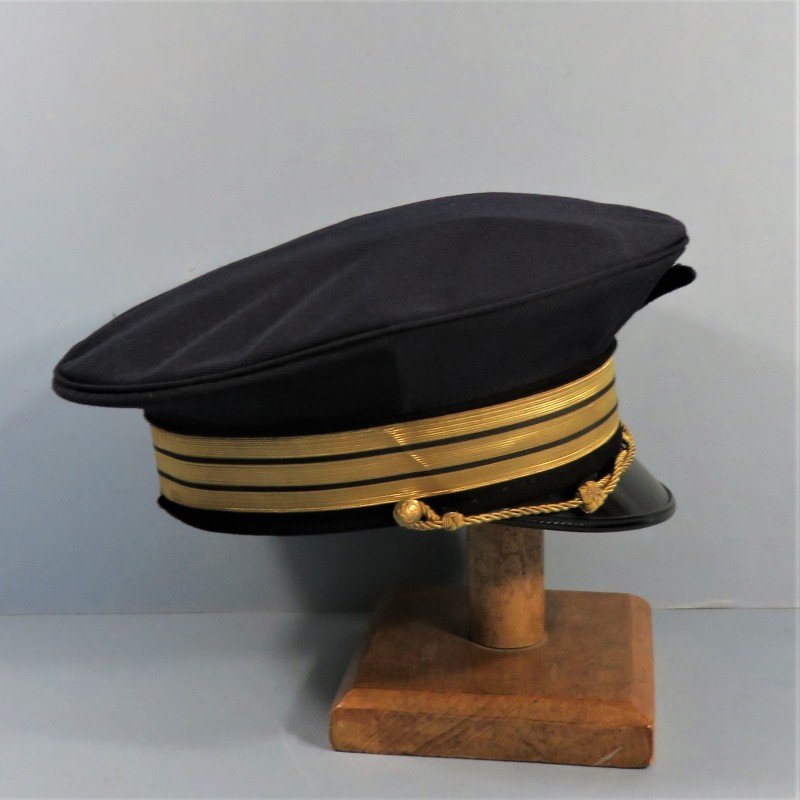 CASQUETTE ARMEE DE L'AIR CAPITAINE D'AVIATION ANNEES 1960 1970 TAILLE 56 MAITRE TAILLEUR BASE AERIENNE 117 A PARIS BA