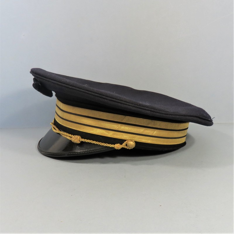 CASQUETTE ARMEE DE L'AIR CAPITAINE D'AVIATION ANNEES 1960 1970 TAILLE 56 MAITRE TAILLEUR BASE AERIENNE 117 A PARIS BA