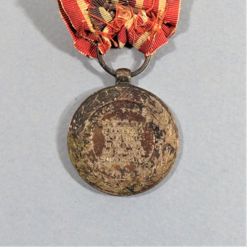 MEDAILLE DE LA CAMPAGNE D'ITALIE NAPOLEON III 1859 SECOND EMPIRE SIGNEE BARRE